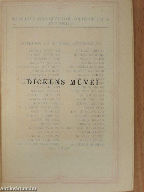 A Pickwick-Klub I-IV.