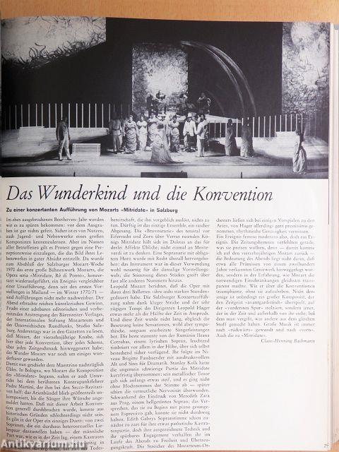 Opernwelt Januar-Dezember 1970