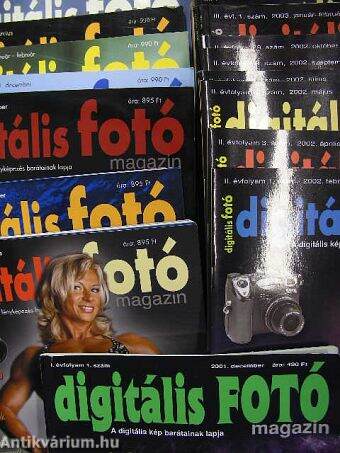 Digitális Fotó Magazin 2001-2006. (vegyes számok) (22 db)
