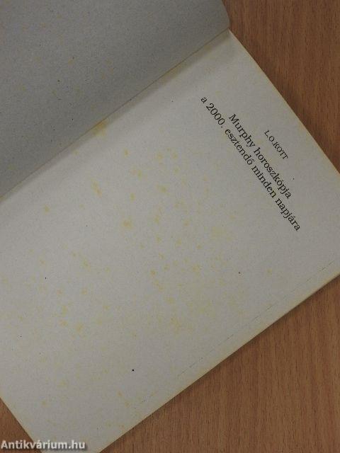 Murphy horoszkópja a 2000. év minden napjára