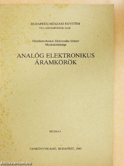 Analóg elektronikus áramkörök