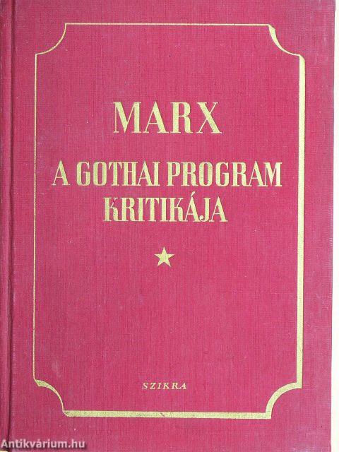 A gothai program kritikája