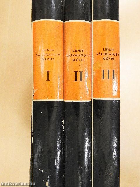Lenin válogatott művei I-III.