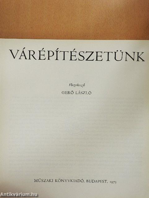 Várépítészetünk