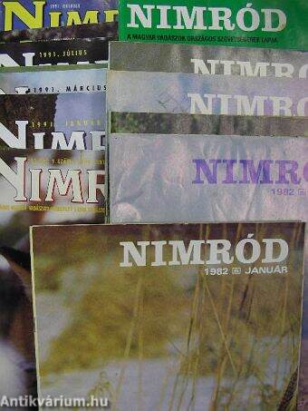 Nimród 1976, 1982, 1991, 1995. (vegyes számok) (16 db)