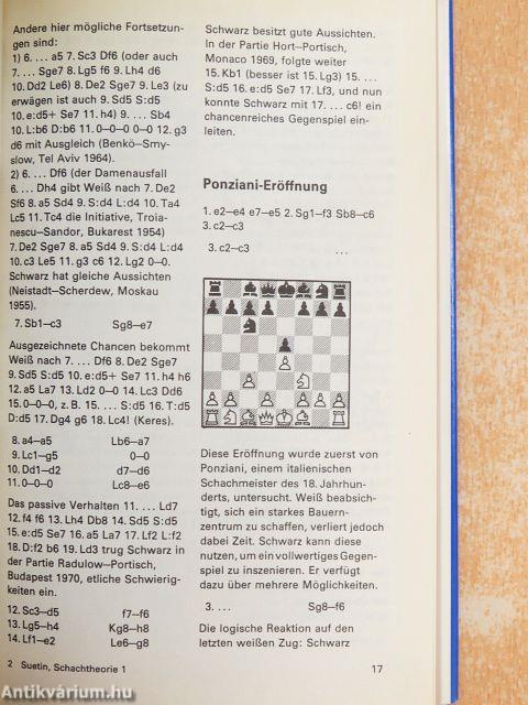 Lehrbuch der Schachtheorie 1.