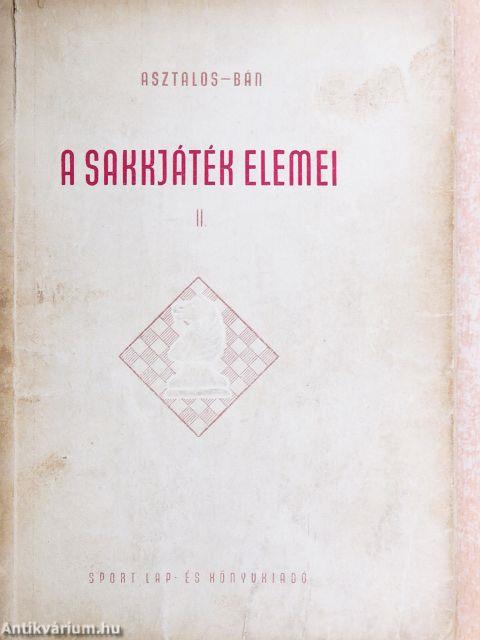 A sakkjáték elemei II.