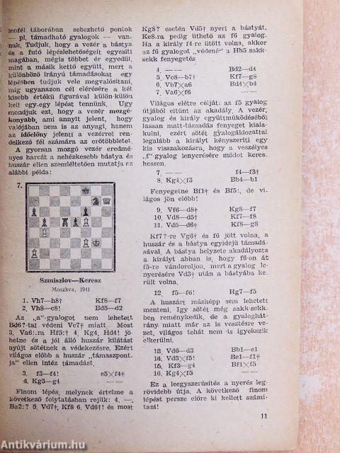 A sakkjáték elemei II.