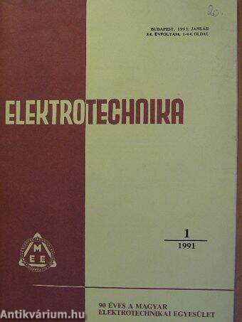 Elektrotechnika 1991. (nem teljes évfolyam)