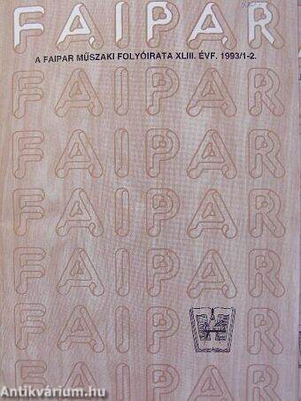 Faipar 1993. (nem teljes évfolyam)