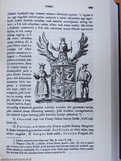Magyarország családai czimerekkel és nemzékrendi táblákkal I-VIII.