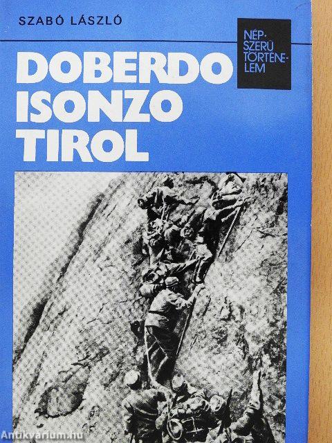 Doberdo, Isonzo, Tirol