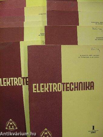 Elektrotechnika 1987. január-december