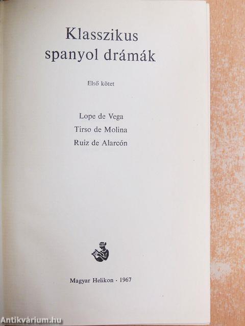 Klasszikus spanyol drámák I-II.