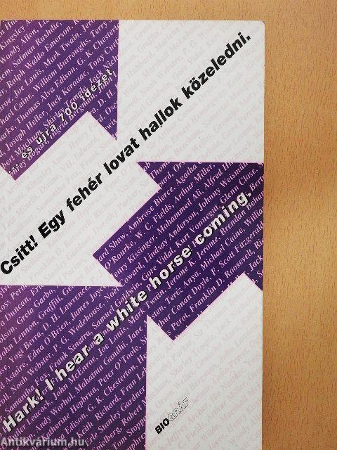 Csitt! Egy fehér lovat hallok közeledni