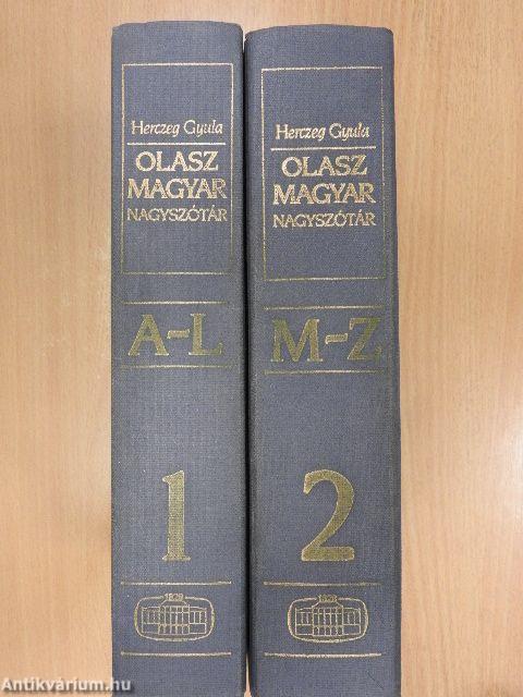 Olasz-magyar nagyszótár 1-2.