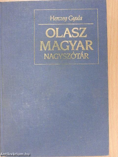 Olasz-magyar nagyszótár 1-2.