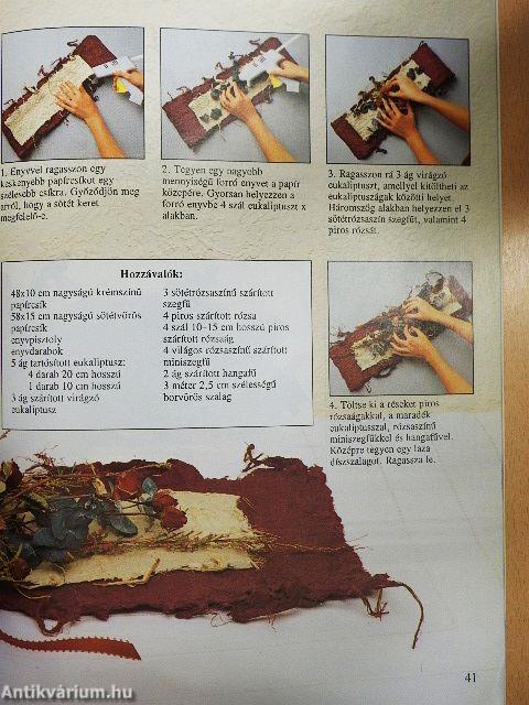 Szárított és préselt virágok