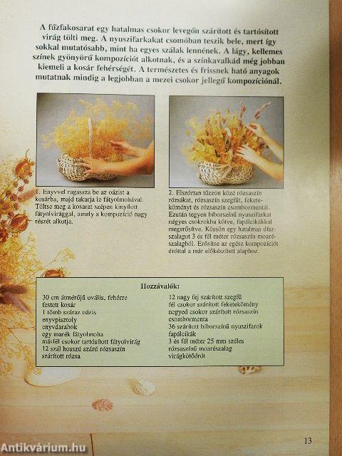 Szárított és préselt virágok