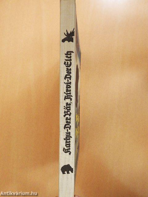 Karhu-der Bär, Hirvi-der Elch (gótbetűs)