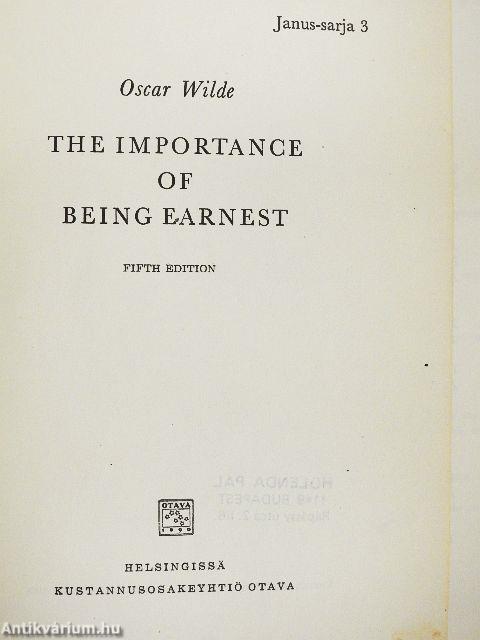 The Importance of Being Earnest