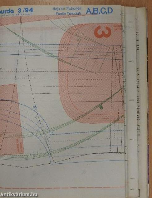 L'universo della moda Burda Marzo 1994