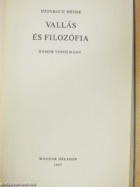 Vallás és filozófia