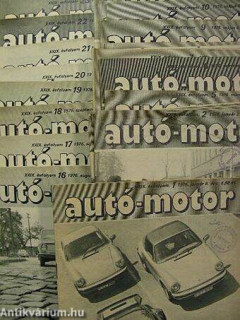 Autó-Motor 1976. (nem teljes évfolyam)