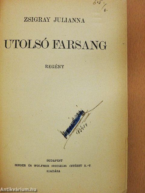 Utolsó farsang