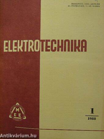 Elektrotechnika 1988. január-december