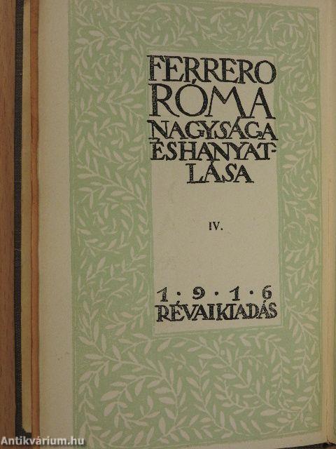 Róma nagysága és hanyatlása I-VI.