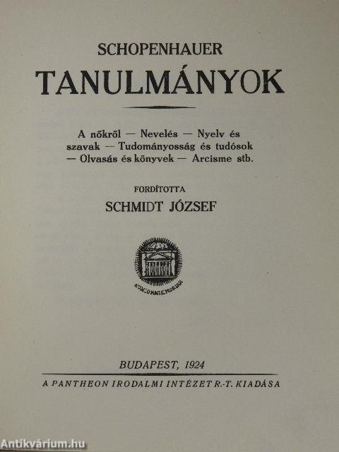 Tanulmányok I-II.