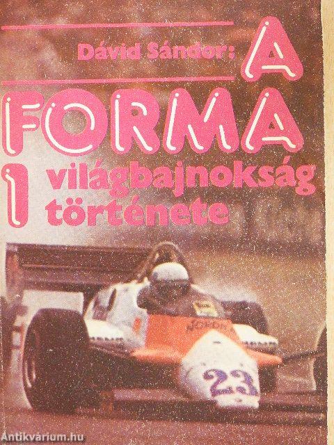 A Forma-1 világbajnokság története