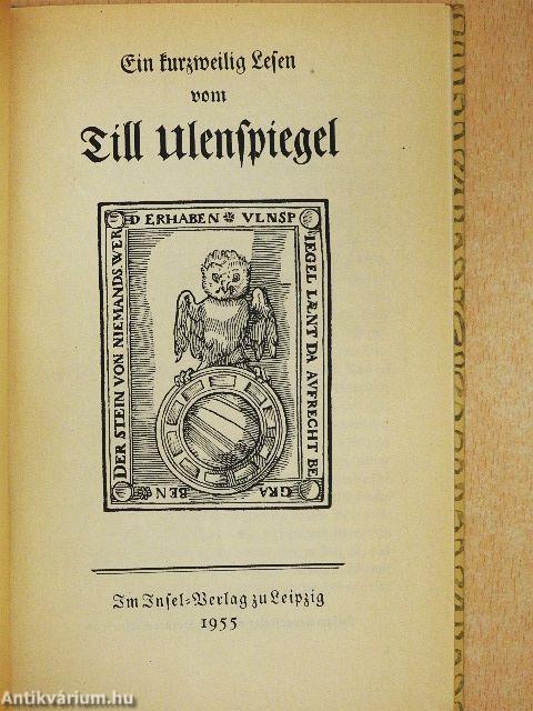 Ein Kurzweilig Lesen vom Till Ulenspiegel (gótbetűs)