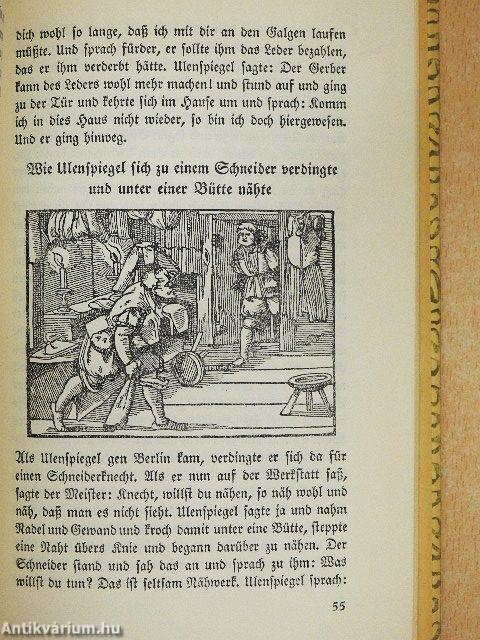 Ein Kurzweilig Lesen vom Till Ulenspiegel (gótbetűs)