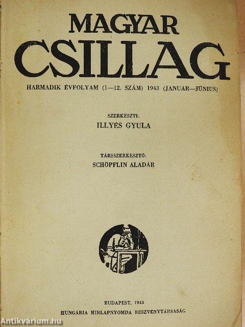 Magyar Csillag 1943. január-december I-II.