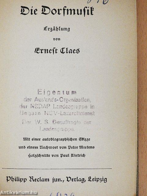 Die Dorfmusik (gótbetűs)