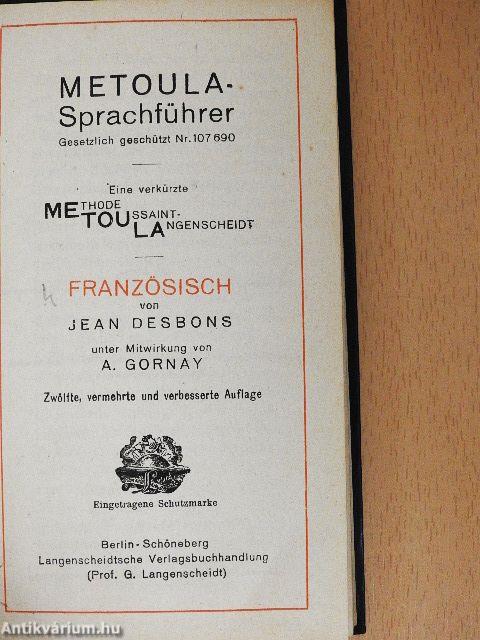 Metoula-Sprachführer - Französisch (gótbetűs)