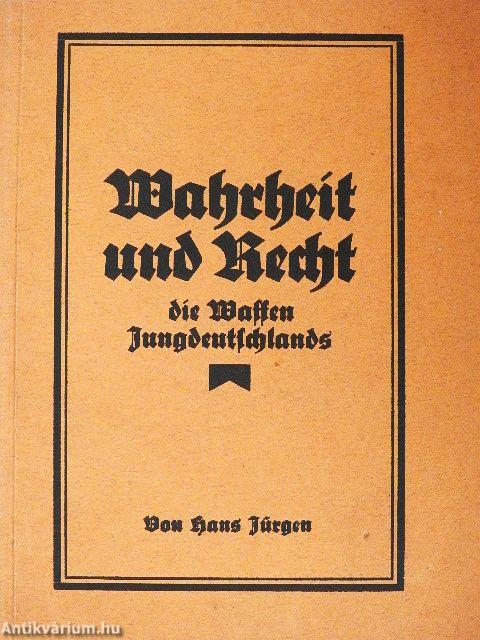 Wahrheit und Recht (gótbetűs)