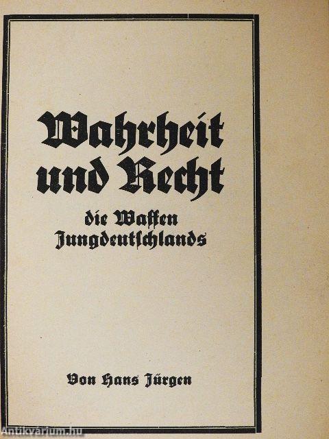 Wahrheit und Recht (gótbetűs)
