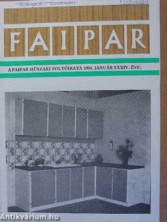 Faipar 1984. január-december