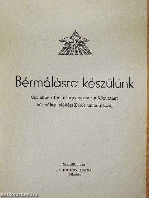 Bérmálásra készülünk