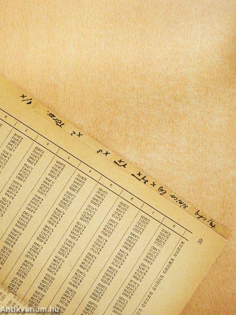 Számtan-mértan táblázatok