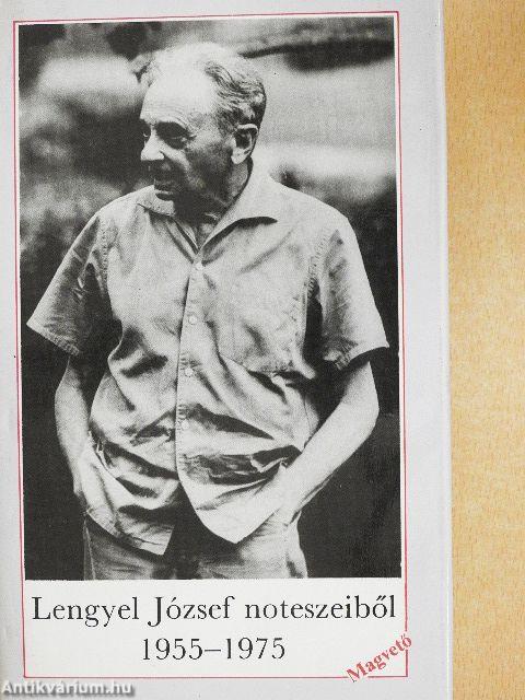 Lengyel József noteszeiből