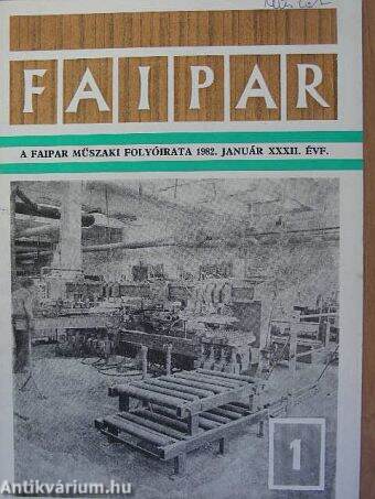 Faipar 1982. január-december