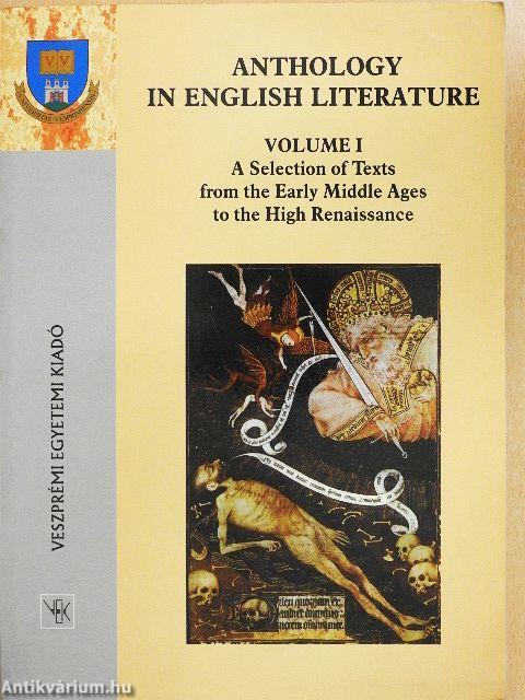 Anthology in English Literature I.