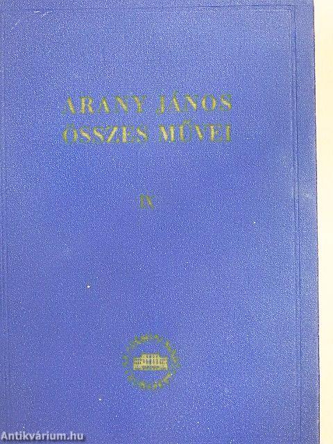Arany János összes művei IX.