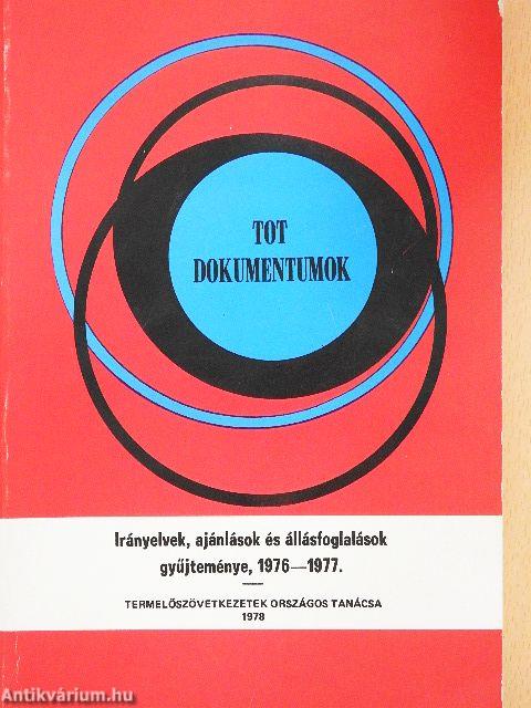 TOT dokumentumok 1976-1977.