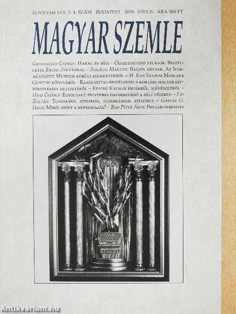 Magyar Szemle 2008. április