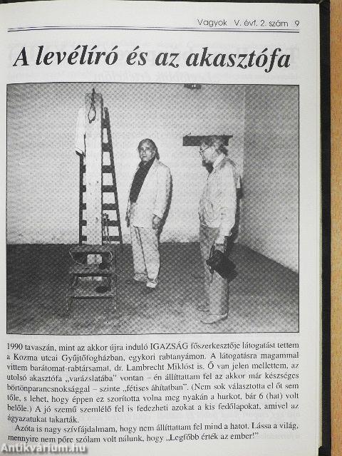 Vagyok 1995. január-december